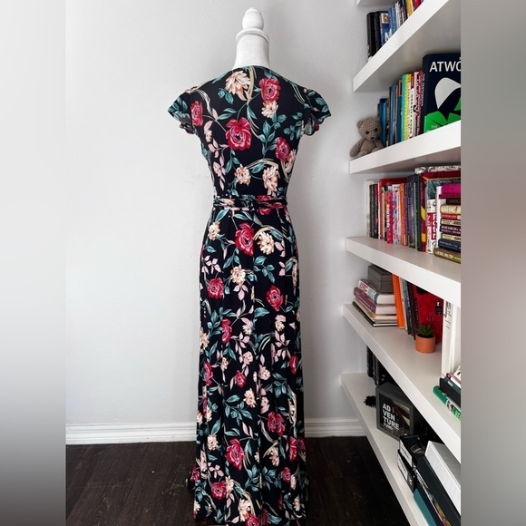 Lovers And Friends Kayla Floral-Print Wrap Maxi Dress Size small - Picture 11 of 16
